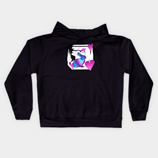 Colorful cute Rabbit Kids Hoodie